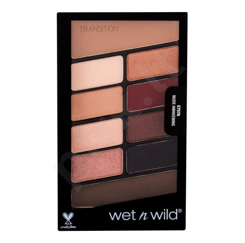 Wet n Wild Color Icon, 10 Pan, akių šešėliai moterims, 8,5g, (Nude Awakening)