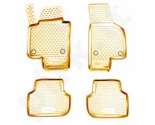 Guminiai kilimėliai 3D VW Jetta 2011->, 4 pcs. /L65028B /beige