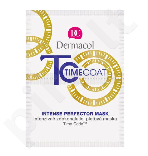 Dermacol Time Coat, Intense Perfector, veido kaukė moterims, 16g