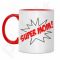 Puodelis "Super mom"