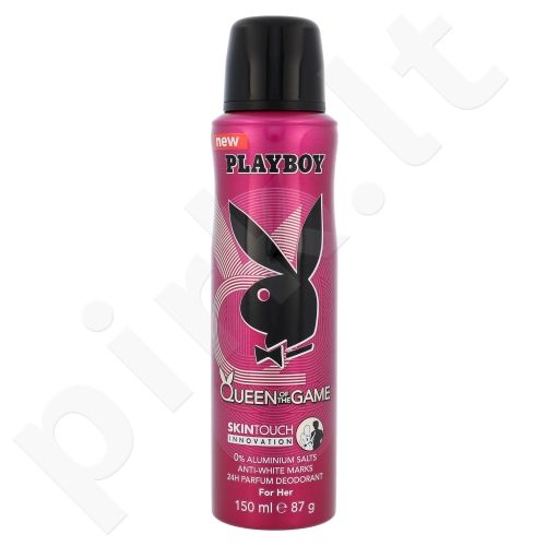 Playboy Queen of the Game For Her, dezodorantas moterims, 150ml