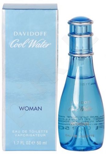 Davidoff Cool Water, tualetinis vanduo moterims, 50ml