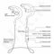 ART Bluetooth ausinės su mikrofonu AP-B23 juodai-geltonos sport (EARHOOK)