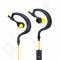 ART Bluetooth ausinės su mikrofonu AP-B23 juodai-geltonos sport (EARHOOK)