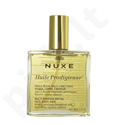 NUXE Huile Prodigieuse, Multi Purpose Dry Oil Face, Body, Hair, kūno aliejus moterims, 100ml, (Testeris)