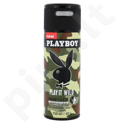 Playboy Play It Wild For Him, dezodorantas vyrams, 150ml