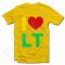 Marškinėliai "I love LT"