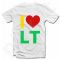 Marškinėliai "I love LT"