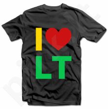 Marškinėliai "I love LT"