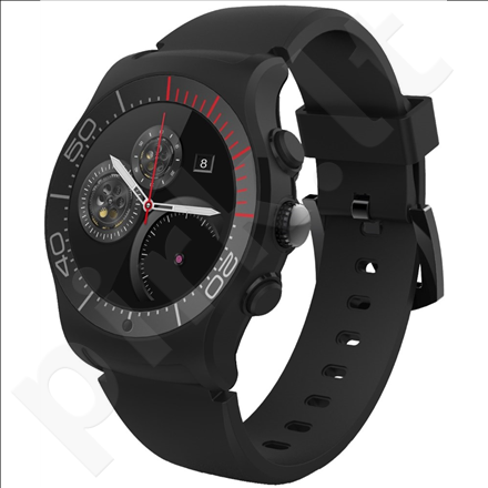 MyKronoz ZESPORT Smartwatch, Black, Touchscreen, Bluetooth, Heart rate monitor, GPS (satellite), Waterproof