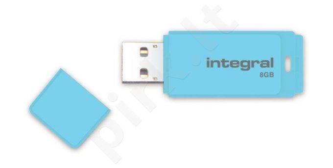 Integral Flash Drive Pastel 8GB, USB 3.0, Blue Sky