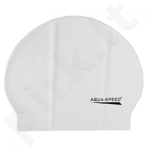 Maudymosi kepuraitė  Aqua-Speed Soft Latex baltas
