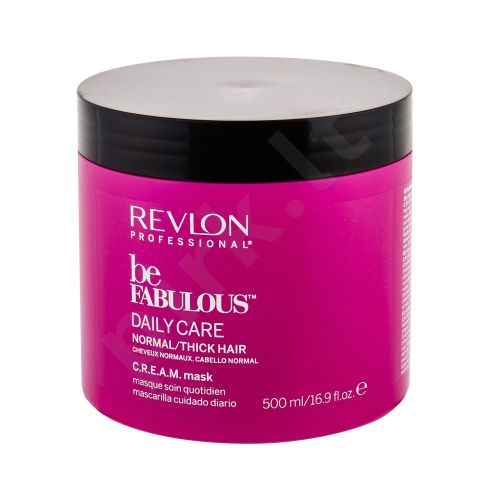 Revlon Professional Be Fabulous, Daily Care Normal/Thick Hair, plaukų kaukė moterims, 500ml