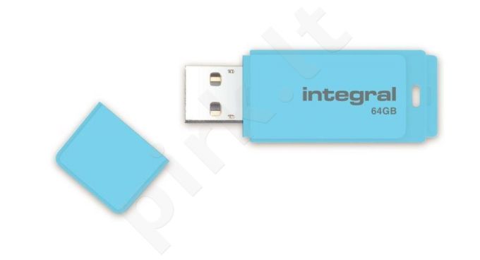 Atmintukas Integral Pastel 64GB USB3, Blue Sky