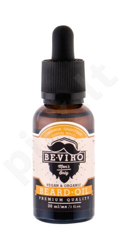 Be-Viro Men´s Only, Beard Oil, barzdos aliejus vyrams, 30ml, (Grapefruit, Cinnamon, Sandal Wood)