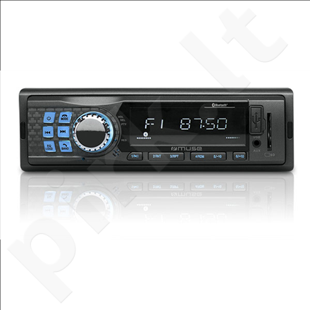 Muse Car radio MP3 player with Bluetooth, USB/SD, 40 W