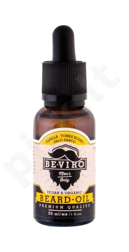 Be-Viro Men´s Only, Beard Oil, barzdos aliejus vyrams, 30ml, (Vanilla, Tonka Beans, Palo Santo)