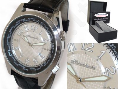 HEINRICHSSOHN Danzig Silver HS1003S vyriškas laikrodis