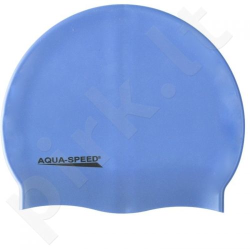 Maudymosi kepuraitė  Aqua-Speed silikoninė   Mega mėlynas