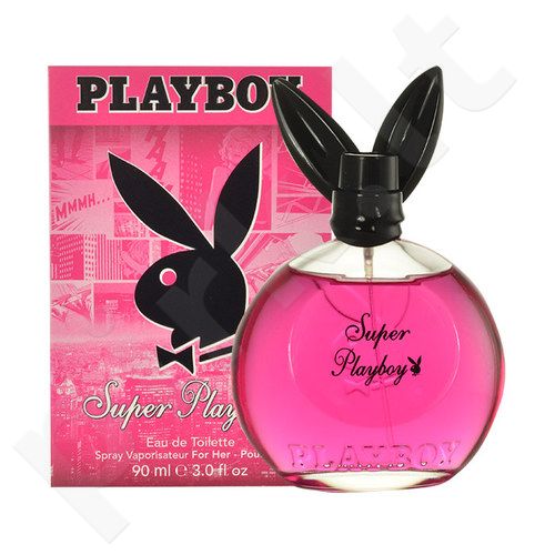 Playboy Super Playboy For Her, tualetinis vanduo moterims, 90ml