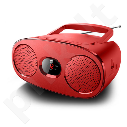 Muse RD306R Red, Portable radio CD player,