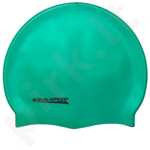 Maudymosi kepuraitė  Aqua-Speed silikoninė   Mega žalia
