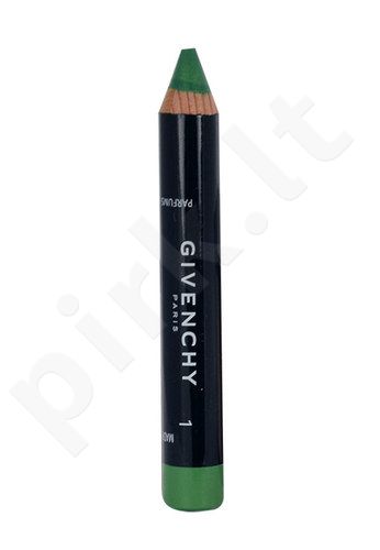 Givenchy Color Kajal, With Sharpener, akių kontūrų pieštukas moterims, 2,6g, (1 Vert Invention)