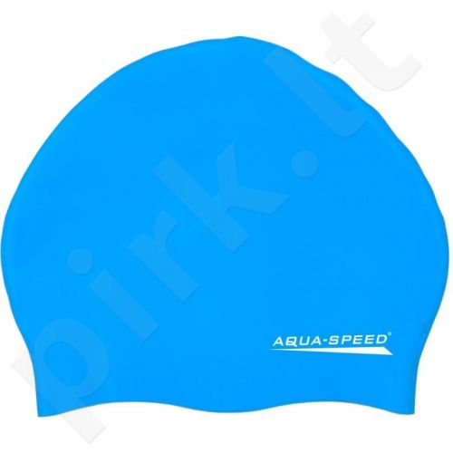 Maudymosi kepuraitė  Aqua-Speed silikoninė   Smart mėlynas