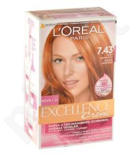 L´Oréal Paris Excellence Creme, plaukų dažai moterims, 192ml, (7,43 Dark Copper Gold Blonde)