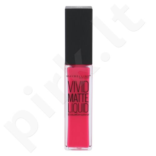 Maybelline Color Sensational, Vivid Matte Liquid, lūpdažis moterims, 8ml, (15 Electric Pink)