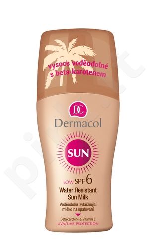 Dermacol Sun, Milk Spray SPF6, Sun kūno losjonas moterims, 200ml