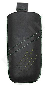 16-B žalias SEAM universalus dėklas N100 Telemax juodas
