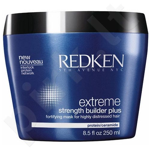 Redken Extreme, Strength Builder Plus, plaukų kaukė moterims, 250ml