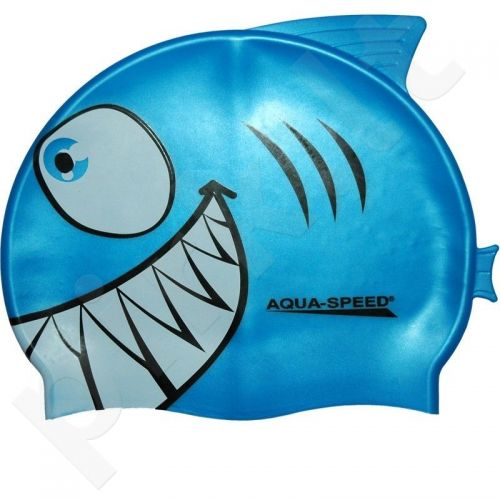 Maudymosi kepuraitė  Aqua-Speed silikoninė   SHARK Junior