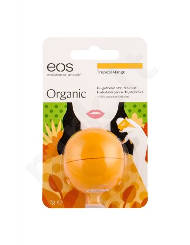 EOS Organic, lūpų balzamas moterims, 7g, (Tropical Mango)