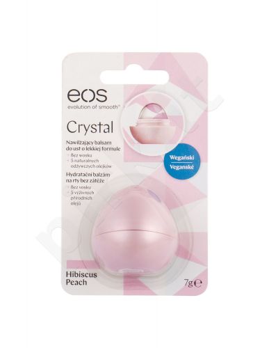 EOS Crystal, lūpų balzamas moterims, 7g, (Hibiscus Peach)