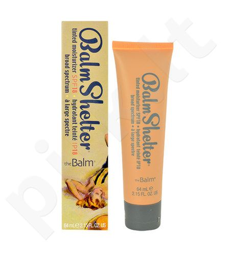 TheBalm BalmShelter, Tinted Moisturizer SPF18, BB kremas moterims, 64ml, (Light)