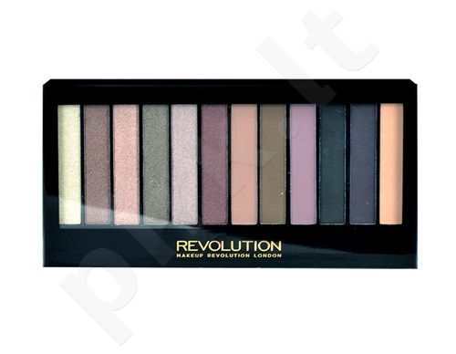 Makeup Revolution London Redemption Palette, Romantic Smoked, akių šešėliai moterims, 14g