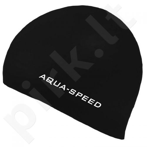 Maudymosi kepuraitė  Aqua-Speed silikoninė   3D Cap juodas