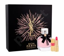 Yves Saint Laurent Mon Paris, rinkinys kvapusis vanduo moterims, (EDP 50 ml + lūpdažis Rouge Voluptes Shine N.49 1,4 ml)