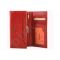 KRENIG Classic 12091- odinė piniginė, moterims raudona