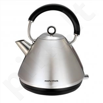 Morphy richards 102022  Standard kettle, Stainless steel, Stainless steel, 2200 W, 1.5 L, 360° rotational base
