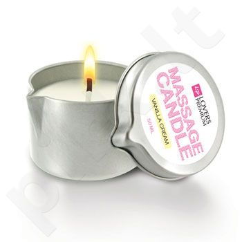LoversPremium Massage Candle (vanilės kvapo)