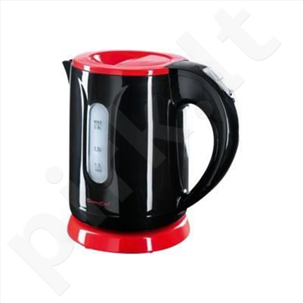 Kettle DomoClip DOD114  Standard kettle, Plastic, Black, 1100 W, 0.8 L, 360° rotational base