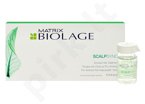Matrix Biolage Scalp Sync, Aminexil Hair Treatment, plaukų serumas moterims, 10x6ml