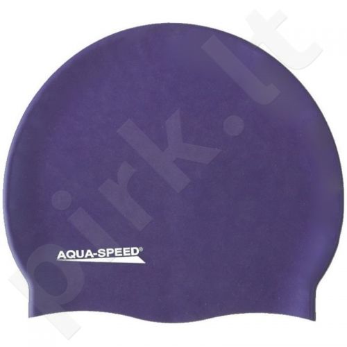 Maudymosi kepuraitė  Aqua-Speed silikoninė   Mega tamsiai mėlyna-violetinė