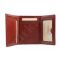 KRENIG Classic 12011 raudona piniginė iš natūralios odos, moterims