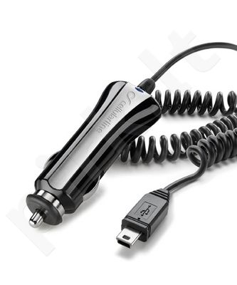 mini USB automobilinis įkroviklis Cellular juodas