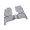 Guminiai kilimėliai 3D VW Touareg  2002-2010, 4 pcs. /L65040G /gray