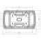 TV laikiklis M VESA Super Slim Tilt & Turn